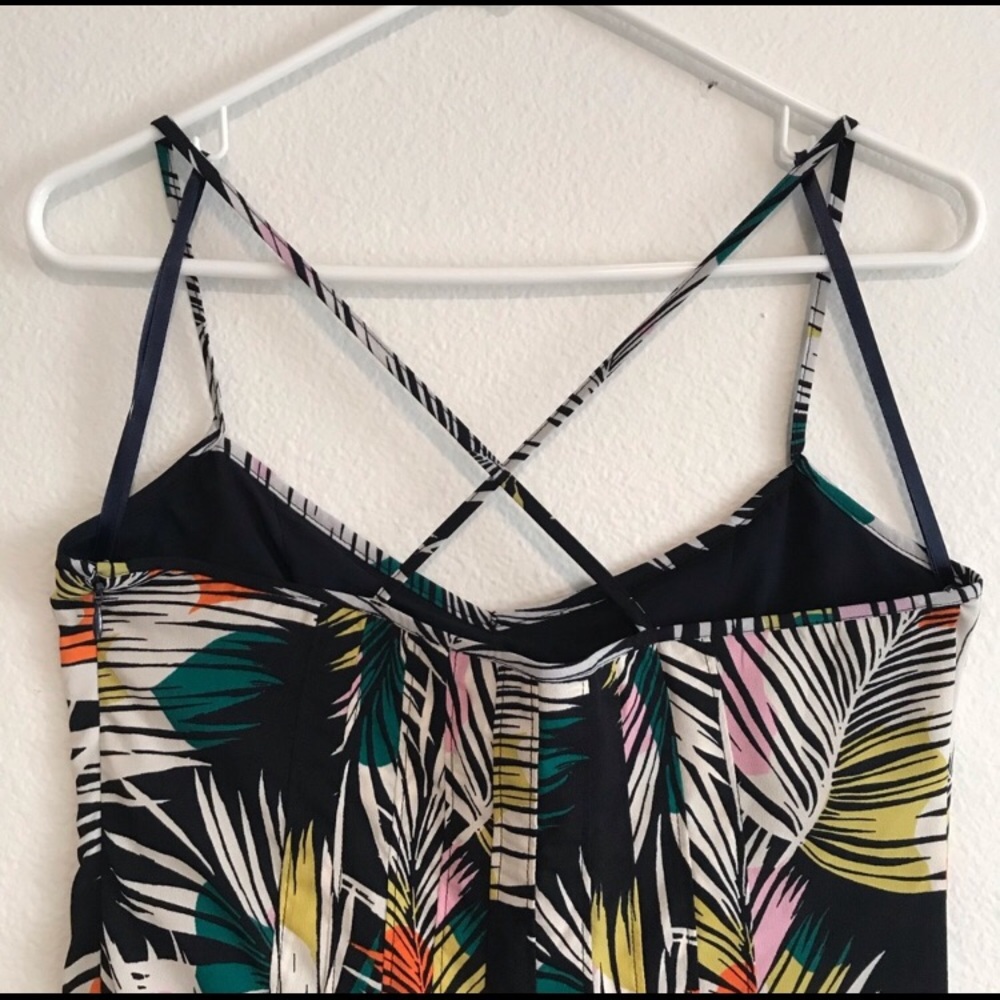 NWT Banana Republic palm leaves maxi dress - Picture 3 of 4